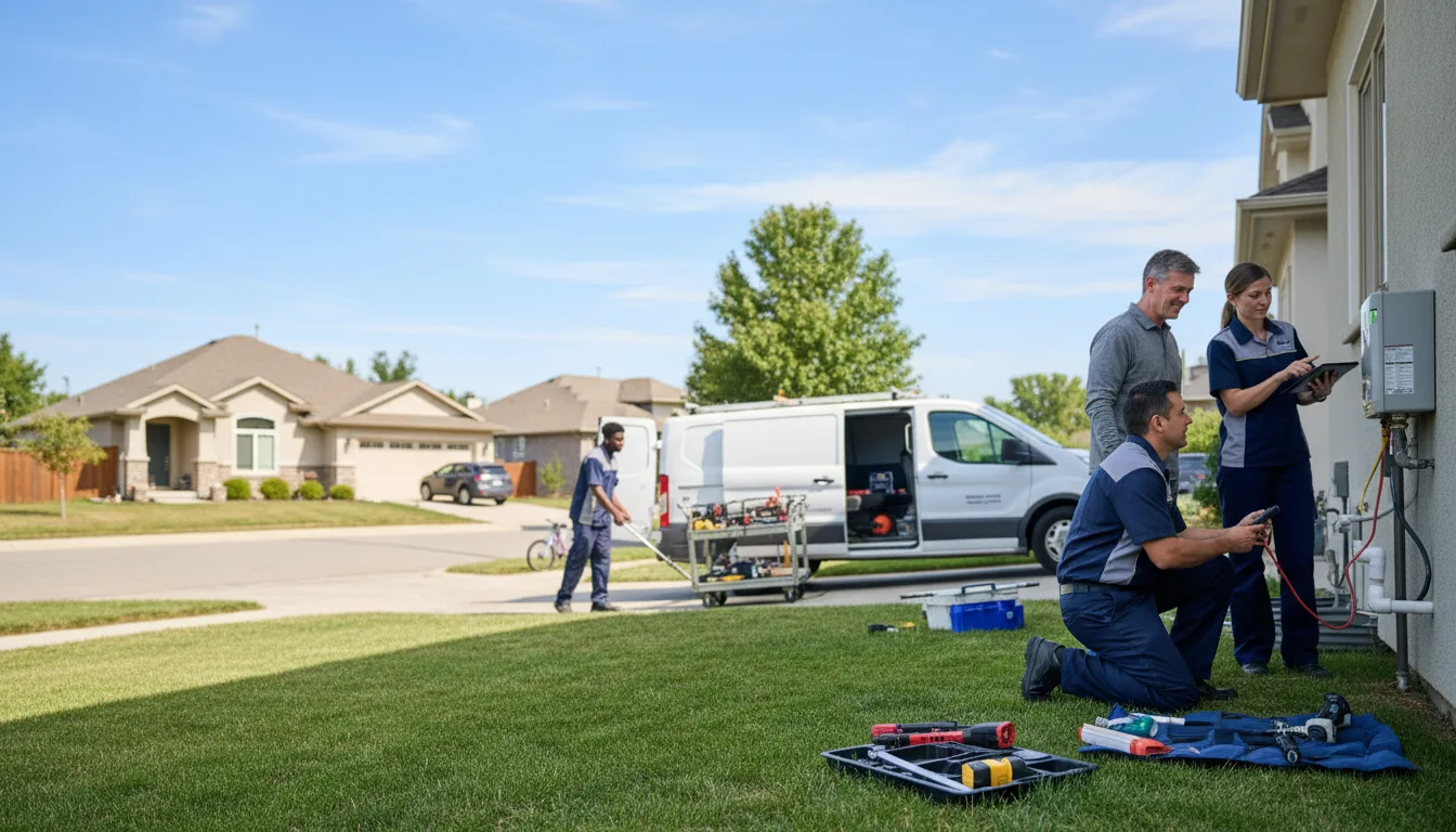 Tankless water heater service in Colfax, WI
